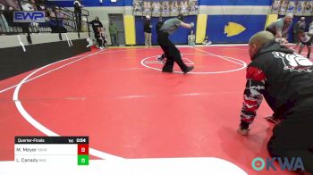 40 lbs Quarterfinal - Maverick Meyer, Skiatook Youth Wrestling vs Liam Canady, Berryhill Wrestling Club