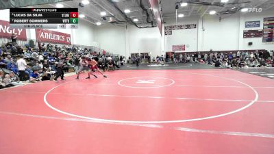 157 lbs 5th Place - Lucas Da Silva, St Joseph vs Robert Sommers, Waterford