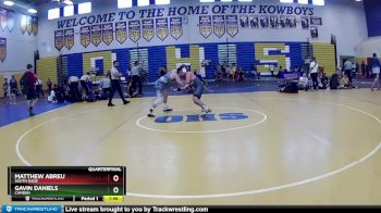145 Blue Quarterfinal - Matthew Abreu, South Dade vs Gavin Daniels, Camden