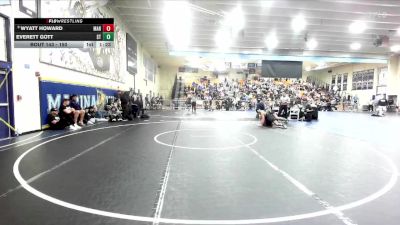 150 lbs Champ. Round 2 - Wyatt Howard, Marina vs Everett Gott, South Torrance
