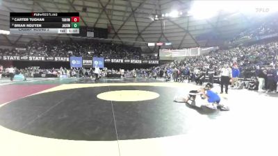 Boys 4A 120 lbs Champ. Round 2 - Brian Nguyen, Jackson vs Carter Tughan, Tahoma