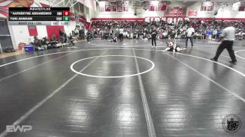 130 lbs Quarterfinal - Yuki Ahmann, Sequoia vs Katheryne Abramenko, Half Moon Bay