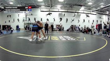 207 A 1st Place Match - Sabrina Nauss, Grand Valley State University vs Eliana Bommarito, King University