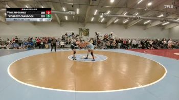 150 lbs Champ. Round 3 - Micah Gomez, Greeley West vs Forrest Craddock, Colorado Springs Christian