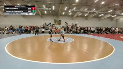 150 lbs Champ. Round 3 - Micah Gomez, Greeley West vs Forrest Craddock, Colorado Springs Christian