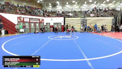 62-67 lbs Round 2 - Sylas Hackett, Center Grove WC vs Cole Szypczak, Bulldog Premier WC