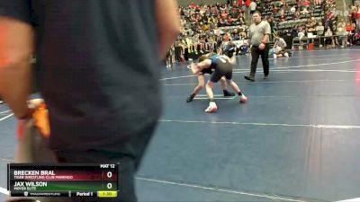 95 lbs Champ. Round 2 - Brecken Bral, Tiger Wrestling Club Marengo vs Jax Wilson, Moyer Elite