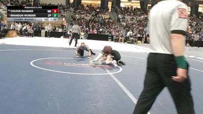 126-2A/1A Champ. Round 1 - Brandon Wunder, Sparrows Point vs Colton Wasmer, Winters Mill