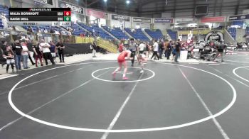 155 lbs Rr Rnd 1 - Malia Bornhoft, Bear Cave WC vs Saige Dell, Brighton WC