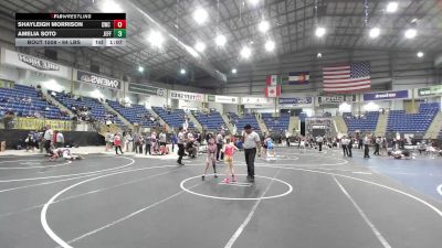 64 lbs Rr Rnd 1 - Shayleigh Morrison, CWC Thunder vs Amelia Soto, Jefferson Wrestling Club