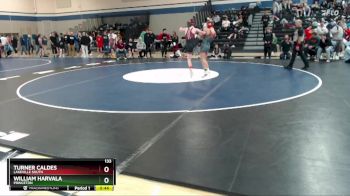 133 lbs Cons. Round 2 - William Harvala, Princeton vs Turner Caldes, Lakeville South