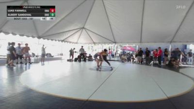157 lbs Cons. Round 3 - Luke Farwell, Eleanor Roosevelt High School vs Albert Sandoval, Sunny Hills High School