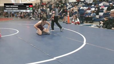 175 lbs Quarterfinal - Riely Georgian, East Lyme/Norwich Tech vs Vincent Rivera, Xavier