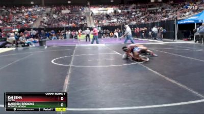 144 lbs Champ. Round 1 - Kai Sena, Nampa vs Darren Brooks, McQueen Nevada