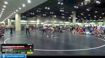 132 lbs Round 2 (10 Team) - Oluwafikayomi Aroyewun, Suncoast Gems vs Kayden Sipp, Nebraska Tsunami