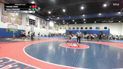170 Girls Cons. Round 2 - Kaila Strother, Mater Dei Catholic vs Viviana Romo, Chula Vista