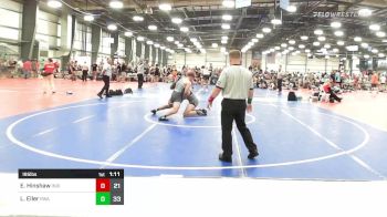 195 lbs Rr Rnd 2 - Eli Hinshaw, Indiana Outlaws Select vs Logan Eller, Roundtree Wrestling Academy Black