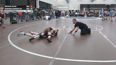 77 lbs Rr Rnd 5 - Macklin Allen, American MMAW - MSC vs Stephen Capriotti Jr, Revolution Wrestling Club - MSC