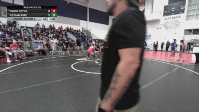 110 lbs Champ. Round 1 - Leylah Ruiz, Trabuco Hills vs Hazel Leyva, Santa Ana