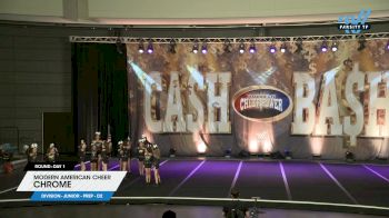 Modern American Cheer - Chrome [2024 L1.1 Junior - PREP - D2 Day 1] 2024 Cheer Power Cash Bash Showdown Galveston