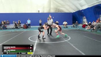 110 lbs Round 6 (10 Team) - Art Balderas, Gotcha vs Kayson White, Bandits