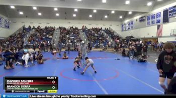 67 lbs Round 3 - Maverick Sanchez, Rough House Wrestling vs Brandon Sierra, Canyon Springs Youth Wrestling