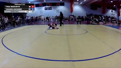 92 lbs Semifinal - Paul Regalbuto, NOVA WC vs Zakaria Sultanbik, Virginia Team Predator