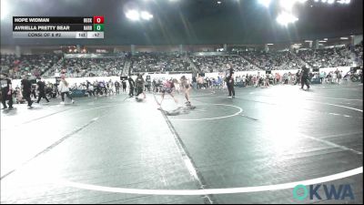 105 lbs Consi Of 8 #2 - Hope Widman, Husky WC vs Avriella Pretty Bear, Harrah Little League Wrestling