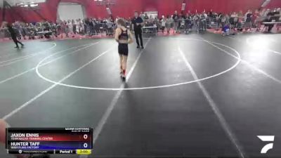 102 lbs Quarterfinal - Jaxon Ennis, Team Nazar Training Center vs Hunter Taff, Wrestling Factory