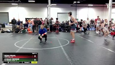 130 lbs Semis (4 Team) - Noah Prahl, Rebellion vs Kyedan George, NC National Team