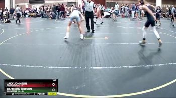 105 lbs Round 2 (4 Team) - Kameron Dotson, Roundtree WA vs Jack Johnson, Arlington WC
