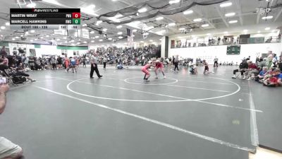 138 lbs Cons. Round 1 - Marcell Hawkins, RWC vs Martin Wray, Purler Wrestling Academy