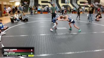 70 lbs 1st Place Match - Riddik VanBeek, Cane Bay Cobras vs Abel Benton, White Knoll Youth Wrestling