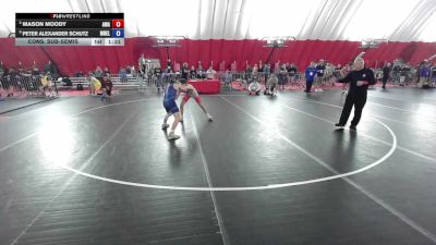 120 lbs Cons. Sub-semis - Mason Moody, Askren Wrestling Academy vs Peter Alexander Schutz, Mn Elite