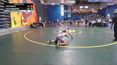 106 lbs Cons. Round 2 - Jace Wright, Battlefield vs Luca Seramone, Delaware Military Academy