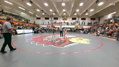 100 lbs 1st Place Match - Hailee Cooper, Riverton vs Natalia Mendoza, Rawlins