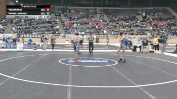 106 lbs Champ. Round 1 - Heath May, Johnson Central vs River Leonard, Central Hardin