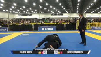 Nicole Jordan Mathew vs Charize N Apostol 2026 World Master IBJJF Jiu-Jitsu Championship