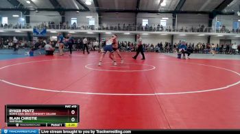 149 lbs Champ. Round 1 - Blain Christie, Wartburg vs Ryker Pentz, North Iowa Area Community College