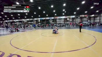 132 lbs Champ. Round 2 - Isaiah Hackman, Velva Aggies vs Noah Rau, Gorilla Wrestling Club