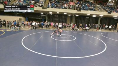 95 lbs Cons. Round 1 - Isabel Gwaltney, Ottawa vs Carmen Garcia, Aurora (East)