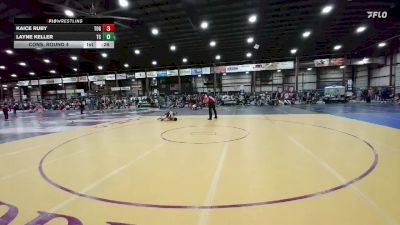 90 lbs Cons. Round 4 - Layne Keller, Team Champs vs Kaice Ruby, Touch Of Gold