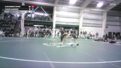 103 lbs 3rd Place Match - Chiara Barbieri, West Liberty vs Alexandria Evans, Rio Grande