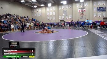 215 lbs Champ. Round 2 - Cooper Gentle, McCallie vs Kolton Brown, Springfield