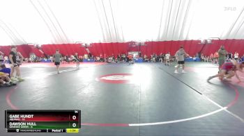 126 lbs Champ Round 1 (16 Team) - Gabe Hundt, Aquinas vs Dawson Hull, Geneseo Green