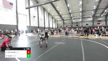 50 lbs Rr Rnd 5 - Santos Hernandez, Independent vs Kashton Kaylor, Team Aggression