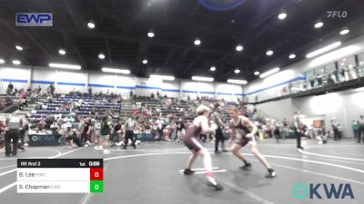 100/105 lbs Rr Rnd 3 - Brentley Lee, Eufaula Ironheads Wrestling Club vs Silas Chapman, Eufaula Ironheads Wrestling Club