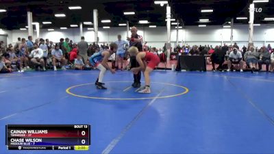 130 lbs Quarters & 1st Wb (16 Team) - Cainan Williams, Tennessee vs Chase Wilson, Missouri Blue