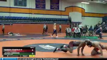 133 lbs Champ. Round 2 - Jayden Cardenas, Cortland State vs Warren Stanfield III, University Of Chicago