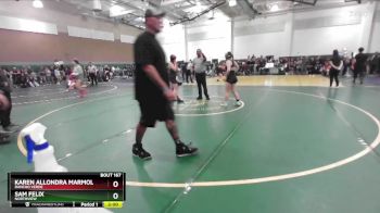 135 lbs Champ. Round 2 - Sam Felix, Northview vs Karen Allondra Marmolejo, Rancho Verde
